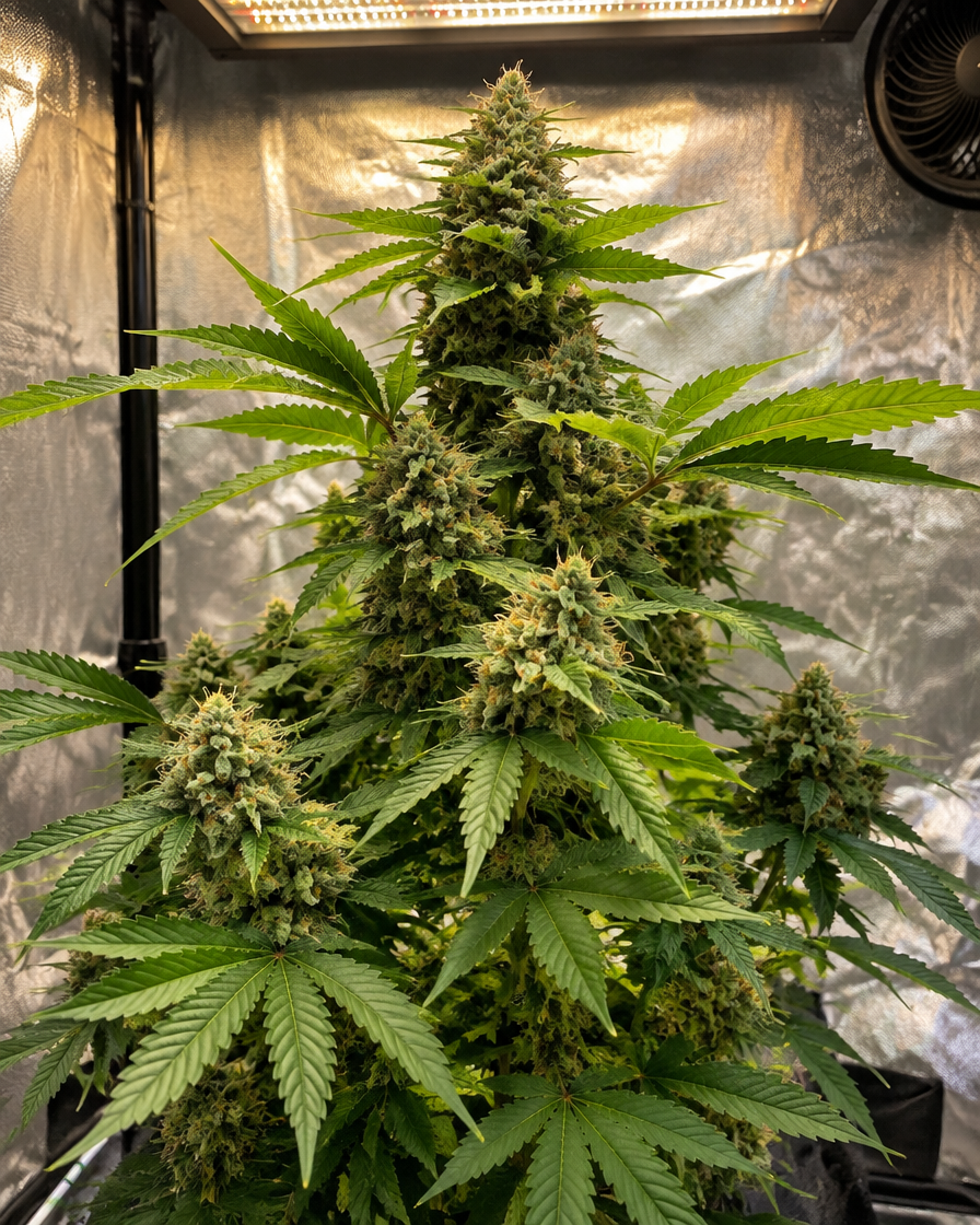 Planta entera de Gorilla Auto, semillas de Trikoma Seeds