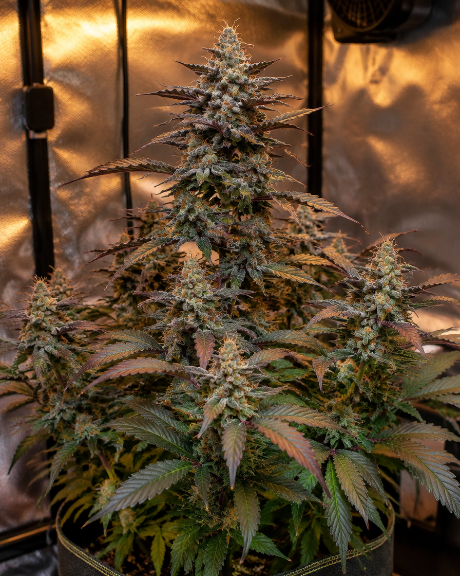 Planta entera de Nicole OG Kush Auto, semillas de Trikoma Seeds