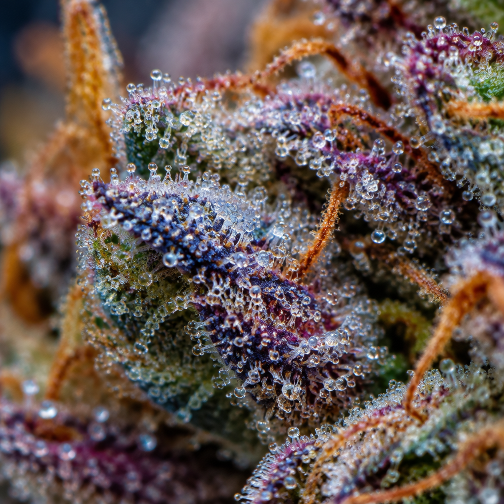 Macro de resina de Nicole OG Kush Auto, semillas de Trikoma Seeds