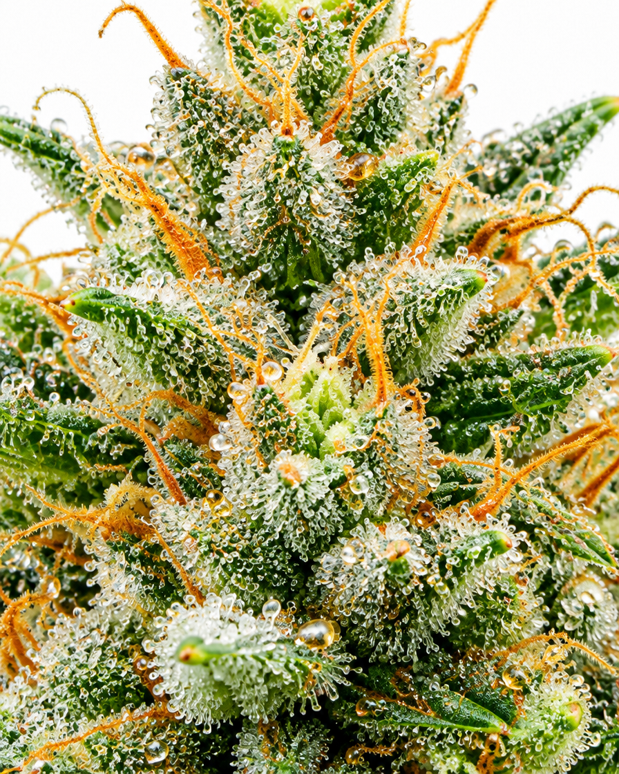 Macro del cogollo de Blueberry