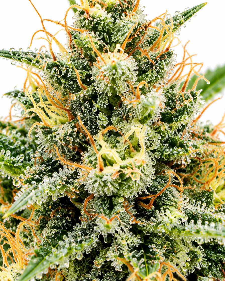 Macro del cogollo de White Widow Auto